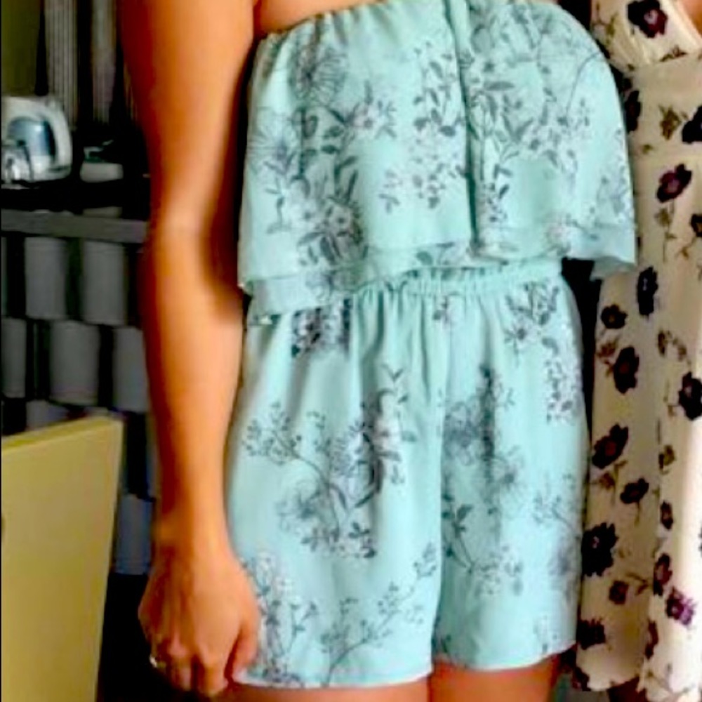 Charlotte Russe Romper Strapless